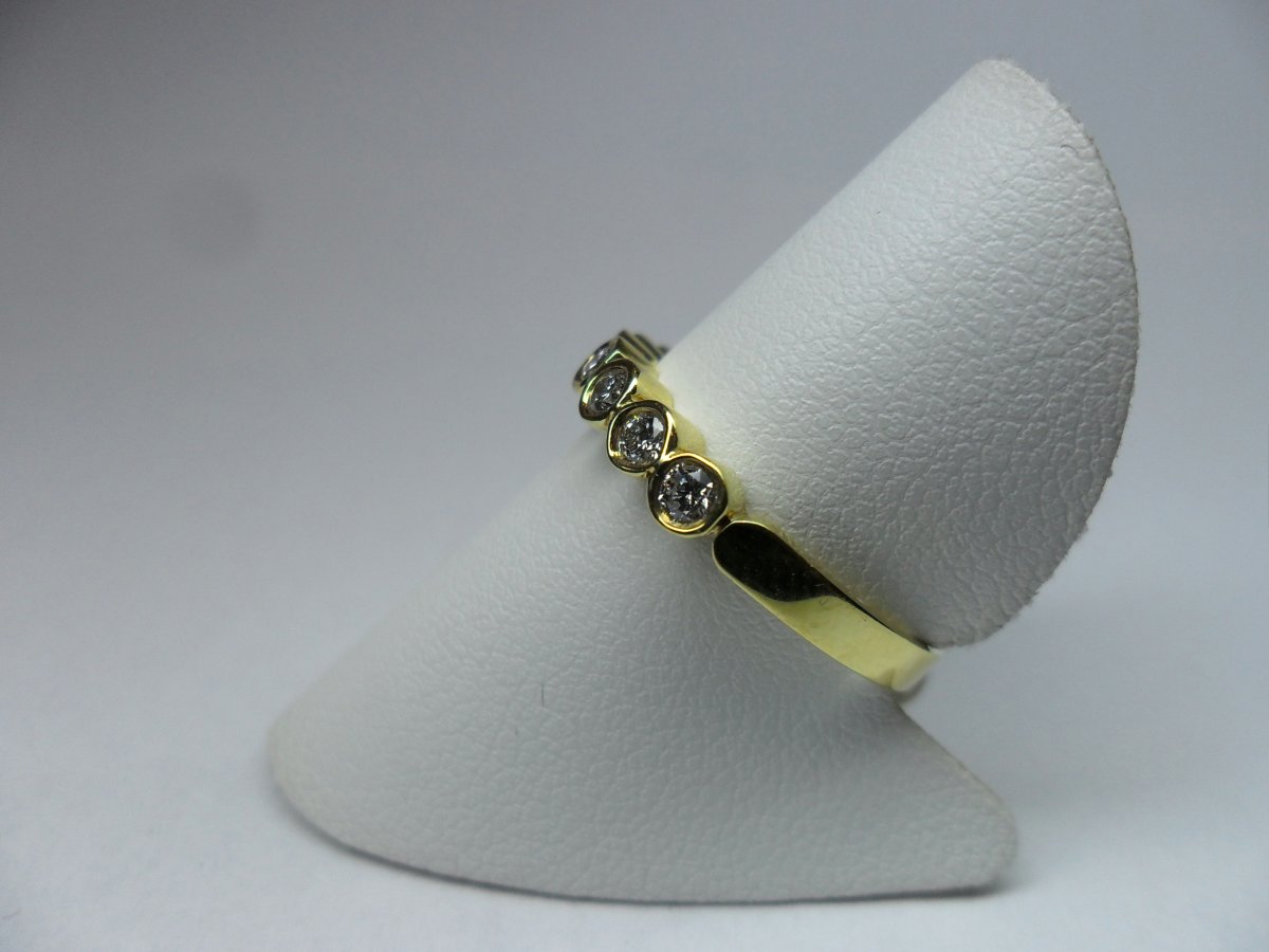 Rijring Gesloten Zetting Geelgoud 7st. 